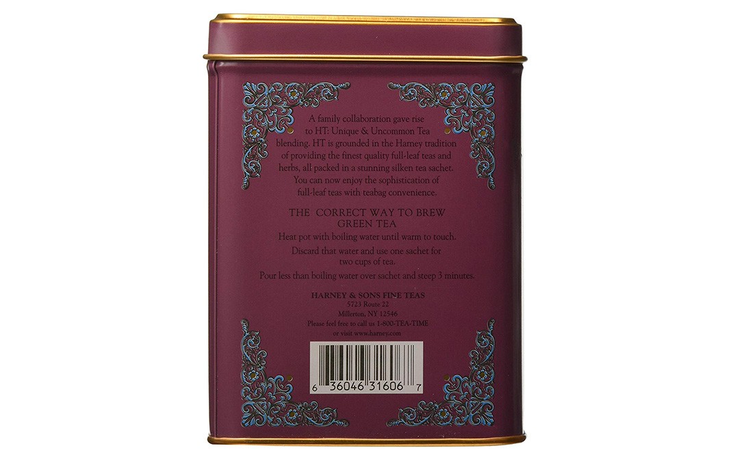 Harney & Sons Chinese Flower Green Tea with Flowers and Lemon   Tin  20 pcs